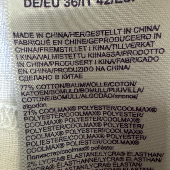 NYDJ White Denim Cropped Jeans Chico’s Collab Size 6 Summer Jeans Versatile - Picture 10 of 11